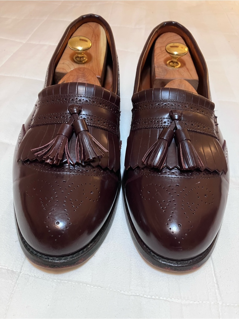 Allen Edmonds Men's Oxfords in Dark Brown Leather